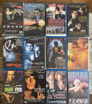 Lote 12 Cintas VHS Películas Varias