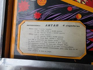 Máquina Pinball ANTAR Original