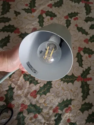 Lámpara de escritorio estudio color teal