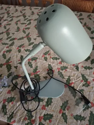 Lámpara de escritorio estudio color teal