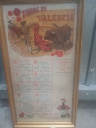Carteles Toros Valencia-Zaragoza 1979-84.Desde 45€