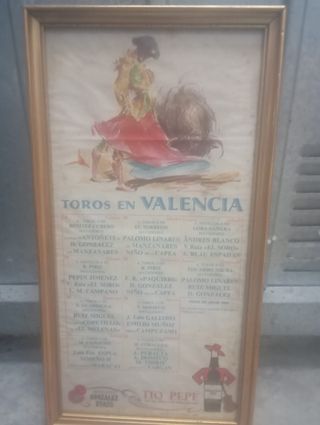 Carteles Toros Valencia-Zaragoza 1979-84.Desde 45€