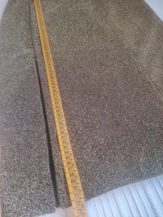 Falda midi Bimba y Lola dorada