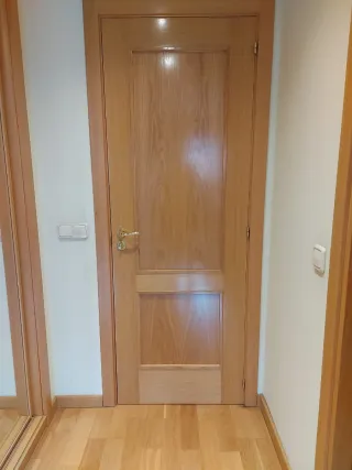 Puerta de madera interior