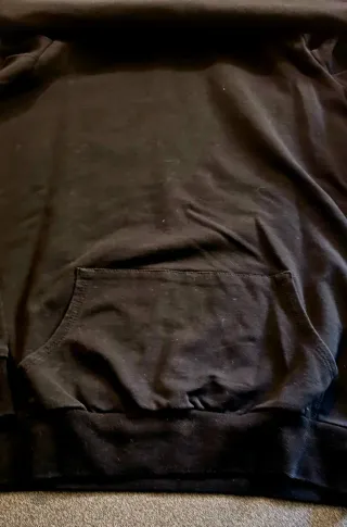 Felpa ragazza nera taglia S