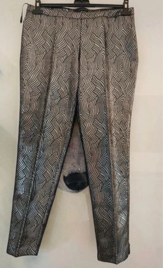 Pantaloni Tenax sartoriali grigio argentato