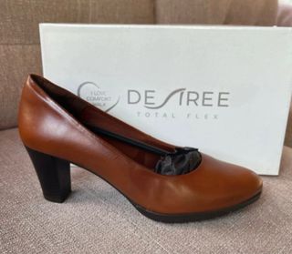 Zapatos de piel tacón Desiree Talla 37