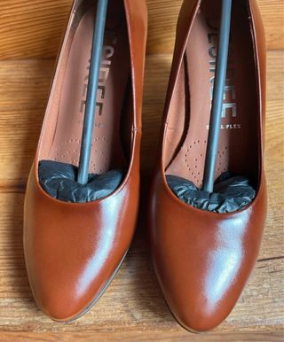 Zapatos de piel tacón Desiree Talla 37