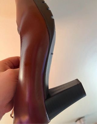 Zapatos de piel tacón Desiree Talla 37