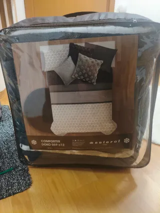 Edredón DOKO 059 C12 Manterol Gris/Blanco