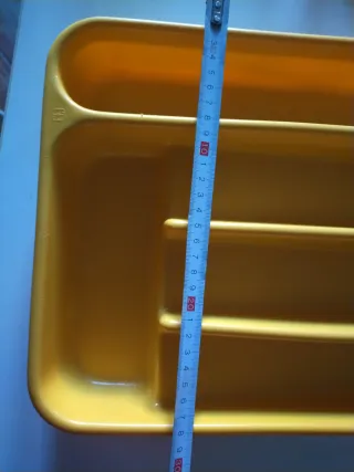 Portaposate giallo in plastica Guzzini