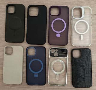 Confezione da 8 custodie per iPhone 16 Pro