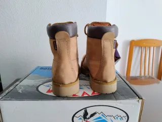 Botas Verlac Piel Beige Talla 40