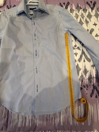 Camisa de hombre CORSARE azul y blanca Talla M