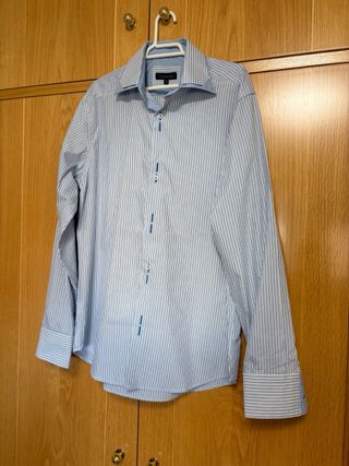 Camisa de hombre CORSARE azul y blanca Talla M