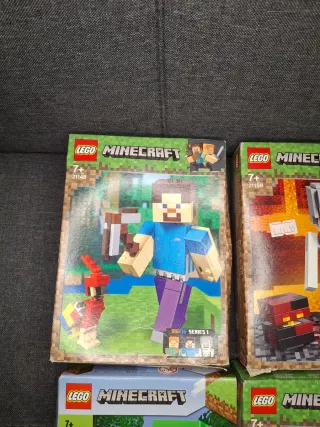 Lego Minecraft Set 4 Pezzi completo
