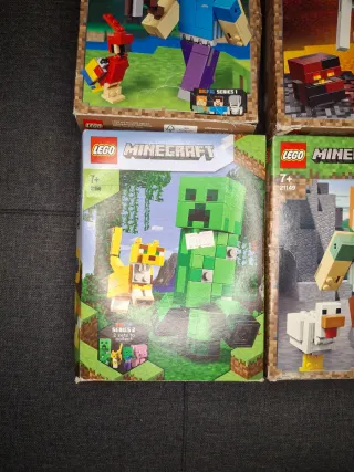 Lego Minecraft Set 4 Pezzi completo
