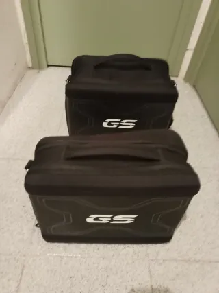 BMW GS,Bolsa interior Top Case Vario y una lateral
