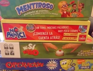 Lote Juegos de Mesa: Mentiroso, No Panic, Ni Si Ni
