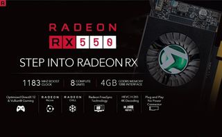 Tarjeta Gráfica LOW PROFILE AMD Radeon RX550 4GB