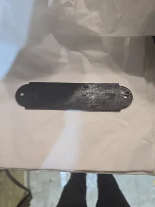 Placa esmaltada antigua Jose de Villasante