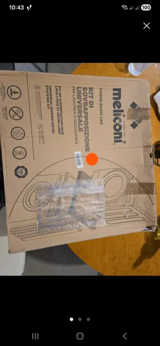 Kit Superposición Lavadora Secadora Meliconi