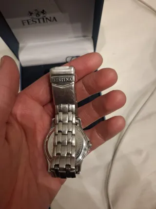 Reloj Festina Plata y Blanco