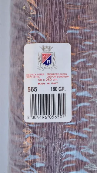61 rotoli carta crespa 180g