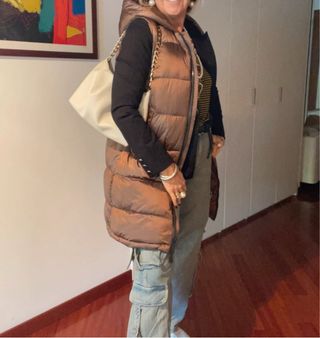 Salopette piumino Salinette con cappuccio