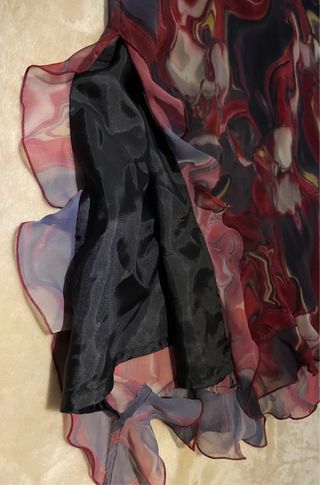 Vestido fiesta estampado