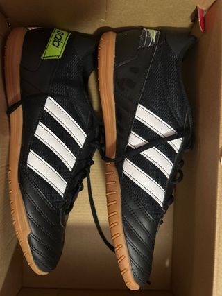 Zapatillas Fútbol Sala Adidas Negras Blancas