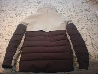 Abrigo de esquí Wedze gris y marrón