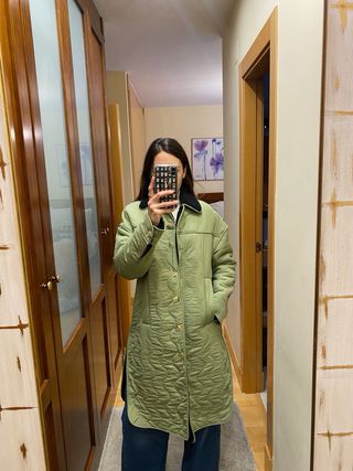 Abrigo Bimba y Lola verde