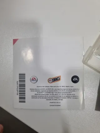 Caja Nintendo DS FIFA 07 con manuales. Sin juego