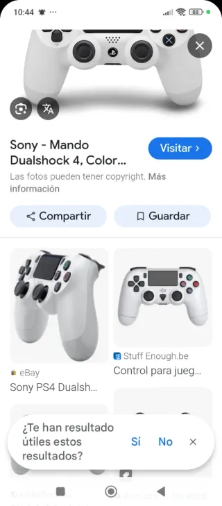 Mando Dualshock 4 Blanco