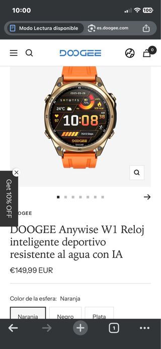 Reloj Doogee w1