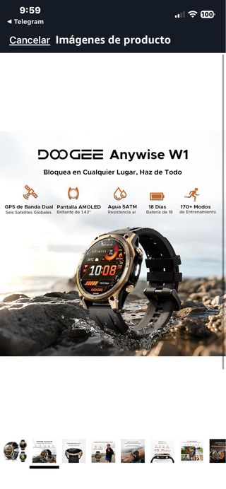 Reloj Doogee w1