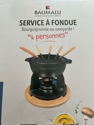 Servizio fonduta Baumalu 6 ps. completo di piatti