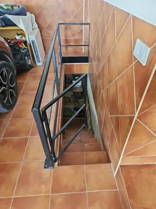 Barandilla de hierro para escaleras