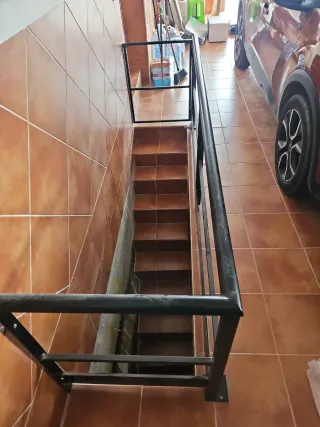 Barandilla de hierro para escaleras