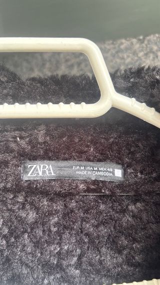 Cazadora Zara Hombre Talla M Negra