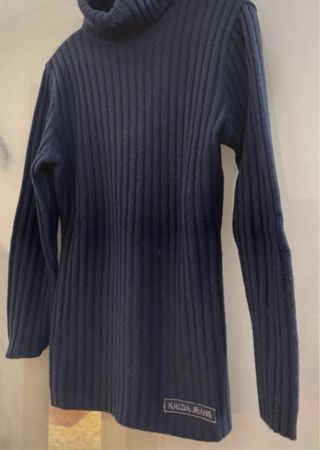 Maglia dolcevita Krizia Jeans donna blu