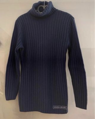 Maglia dolcevita Krizia Jeans donna blu