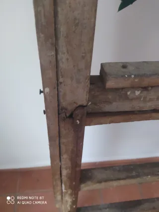 Escalera de madera antigua