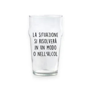 Bicchiere da birra La situazione si risolverà