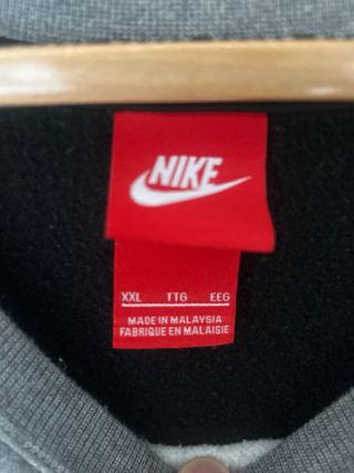 Sudadera Nike Air Gris y Negra