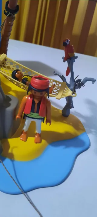 Playmobil Pirata Isla Cueva Hamaca