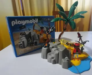 Playmobil Pirata Isla Cueva Hamaca