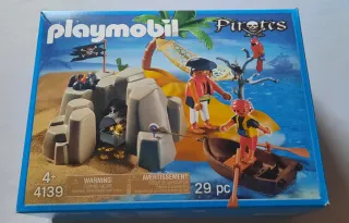 Playmobil Pirata Isla Cueva Hamaca
