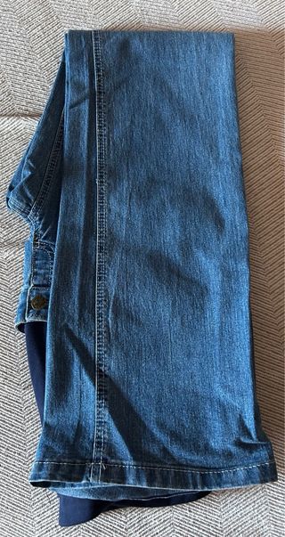 Pantalón vaquero premamá azul